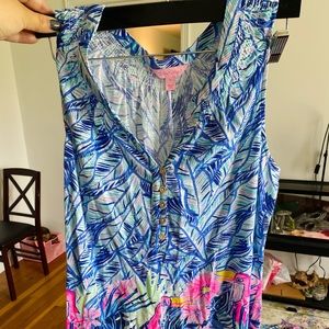 Lilly Pulitzer sleeveless Essie tank top